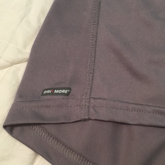 Danskin gray athletic “fear less” graphic sexy yoga gym athletic top S 4-6 NEW - Picture 13 of 16